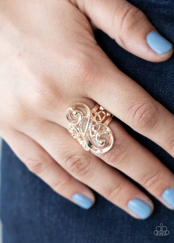 Musical Motif - Rose Gold